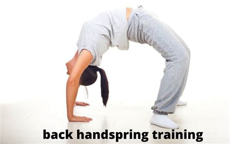 Best back handspring trainer | Gymnastics equipment to help with back ...