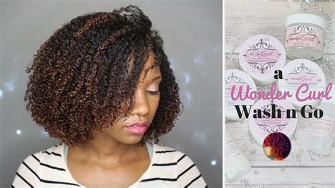 My Best And Updated Wash N Go With Wonder Curl Youtube