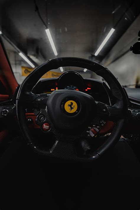 Ferrari Steering Wheel Wallpaper