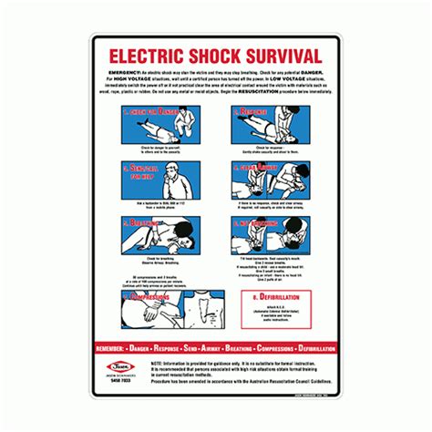 Electric Shock Survival Metal Jason Signs