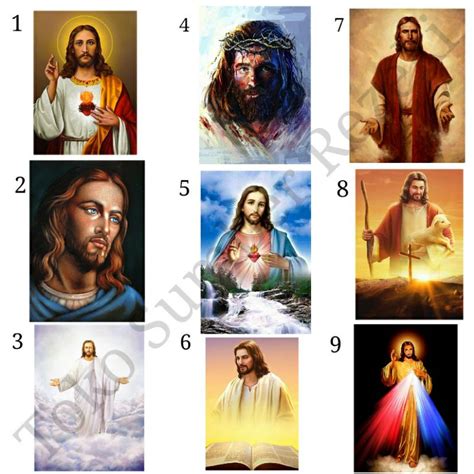 Jual Poster Wajah Tuhan Yesus Kristus Lukisan Face Jesus Wallpaper Foto