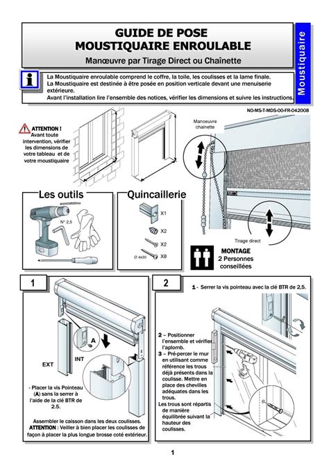 Guide De Pose Moustiquaire Enroulable By Bigmatfrance Issuu