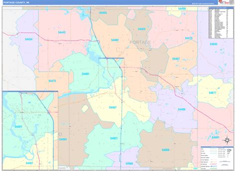 Maps of Portage County Wisconsin - marketmaps.com