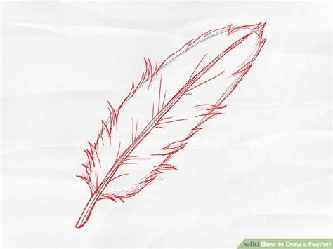 How To Draw A Feather Steps With Pictures Wikihow