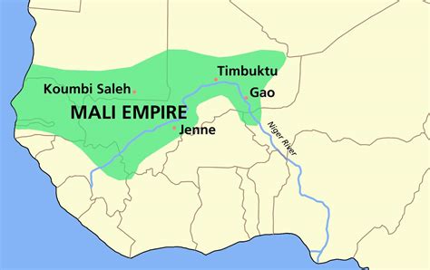 Map Of Mali Empire - Lenna Nicolle