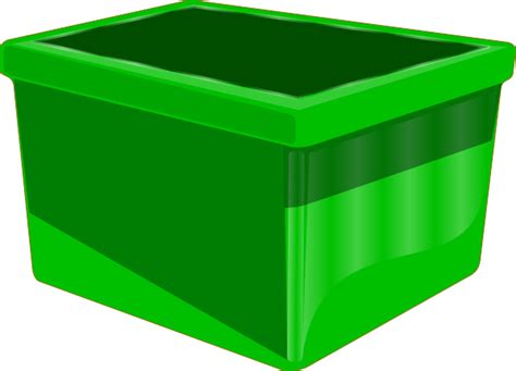 Empty Green Bin Clip Art At Vector Clip Art Online Royalty