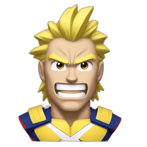 All Might Mha Ai Emoji Generator