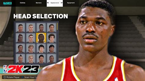 NBA2K23 BEST HAKEEM OLAJUWON FACE CREATION HOW TO LOOK LIKE HAKEEM