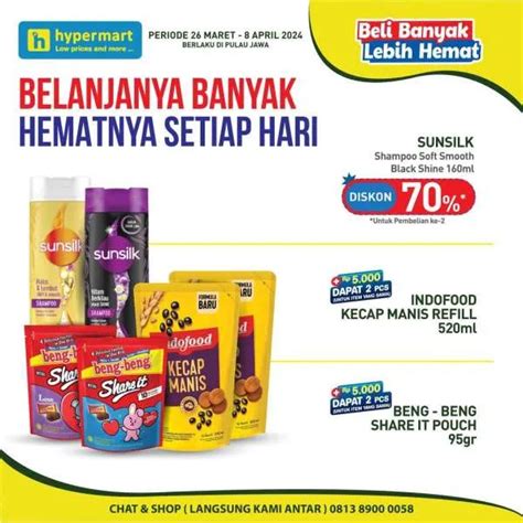 Promo Hypermart Beli Banyak Lebih Hemat Periode Maret April