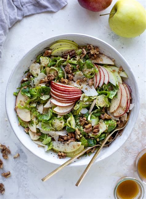 Crunchy Brussels Sprouts Salad With Brown Butter Dressing How Sweet It Is Bloglovin’