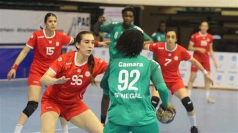 Handball CAN Féminine Congo Sénégal et Angola RDC en quarts