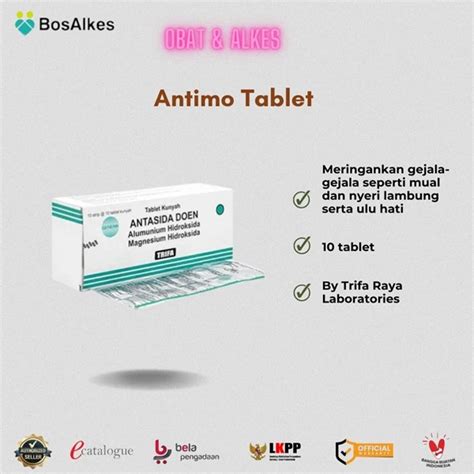 Jual Antasida Doen 200 Mg 10 Tablet Jakarta BOSALKES