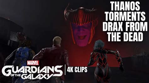 Thanos Haunts Drax S Promise Scene Guardians Of The Galaxy 4K Clips