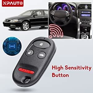 Amazon NPAUTO Key Fob Replacement Fits For Honda Accord Acura TL