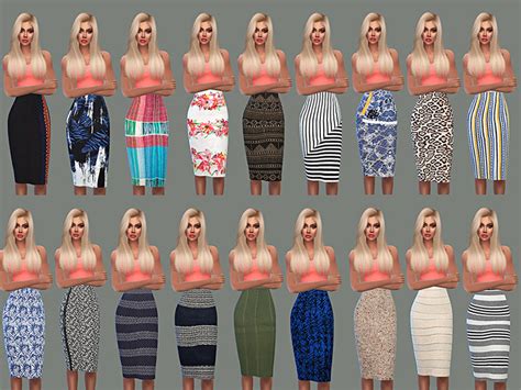 Sims 4 Pencil Skirt CC The Ultimate Collection FandomSpot