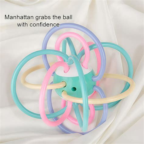 1 Piece Morandi Manhattan Ball Hand Grab Ball Baby Teether Ball Infant