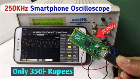 Make The Best Smartphone Oscilloscope Using Raspberry Pi Pico Eng Sub