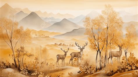 Deer Painting Wallpapers - Top Free Deer Painting Backgrounds ...