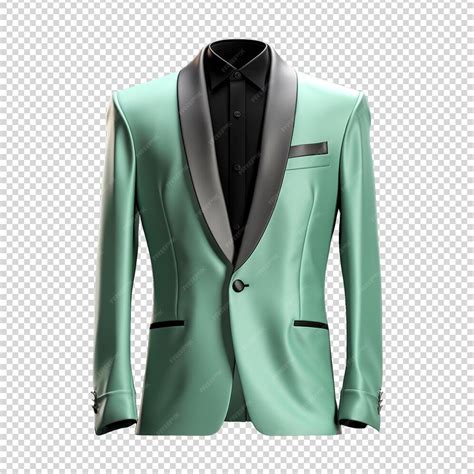 Цветной костюм tuxedo изолирован на прозрачном фоне png | Премиум PSD Файл