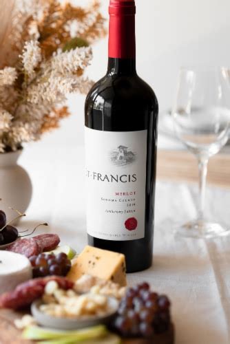 St Francis Winery Merlot California Red Wine 750 ML Ralphs