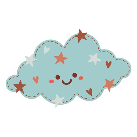 Cute Cloud Soft Daydream Fluffy Nimbus Playful Cumulus Adorable Sky Png