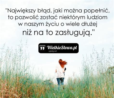 Największy błąd jaki można popełnić to WielkieSłowa pl