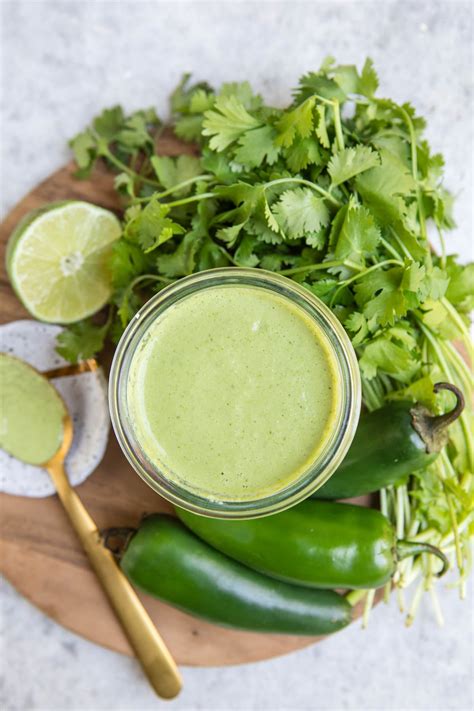 Creamy Cilantro Dressing Dairy Free And Vegan From My Bowl