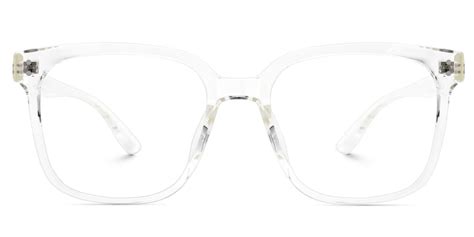 Oglesby Square Blue Light Blocking Glasses Crystal Frame Zeelool