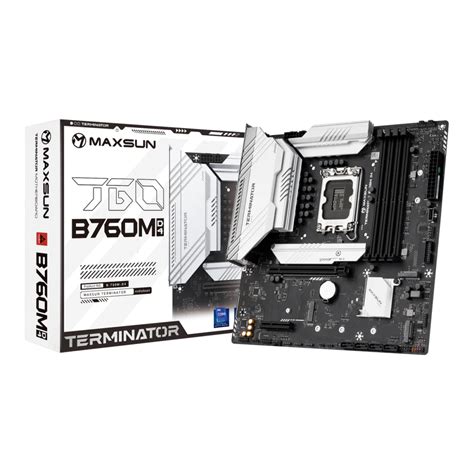 Placa Mãe MAXSUN Terminator B760M D4 Chipset B760 Intel LGA 1700 m