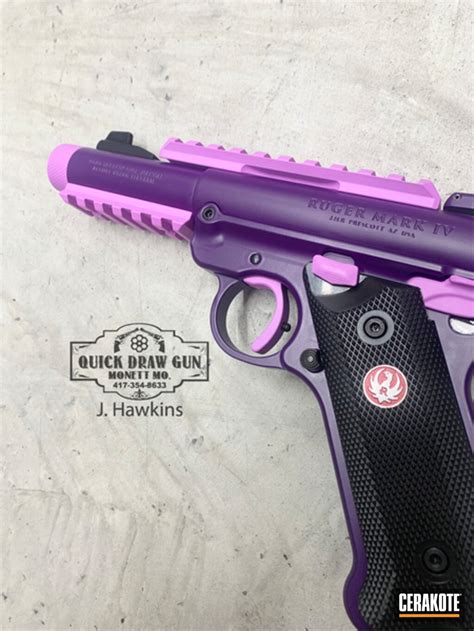 Ruger Mark Iv Coated With H 332 And C 163 Cerakote