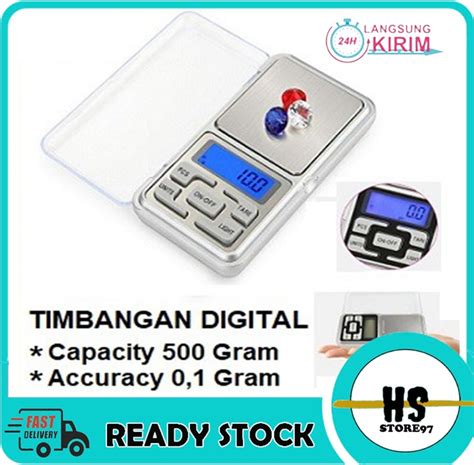 Timbangan Digital Emas Berlian Pocket Scale Mini Gr Gram Gr G