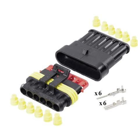 KIT CONNECTEUR SUPERSEAL Mâle Femelle 6 Voies EUR 4 19 PicClick FR