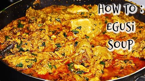 How To Cook Nigerian Party Style Egusi Soup With Fufu Omabelletv