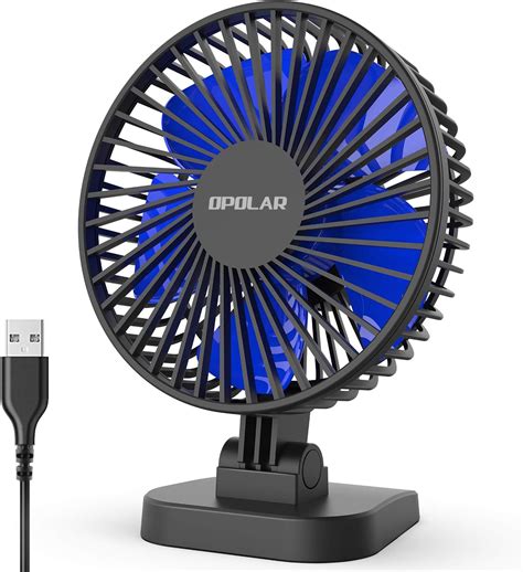 Mini Portable USB Desk Fan Double Fans Adjustable Ultra Quiet Desktop