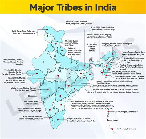 Tribals In India Map Wanda Joscelin