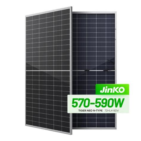 Jinko Tiger Neo N Type JKM N 72HL4RBDV 580W 585W Bifacial PV Module