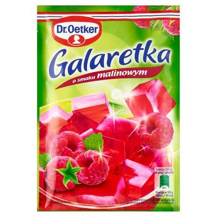 Dr Oetker Galaretka O Smaku Malinowym