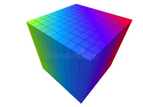 Rainbow Cube Stock Illustration Illustration Of Global 13322528