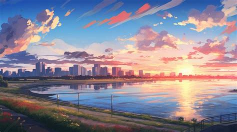 Anime Landscape Stock Photos, Images and Backgrounds for Free Download