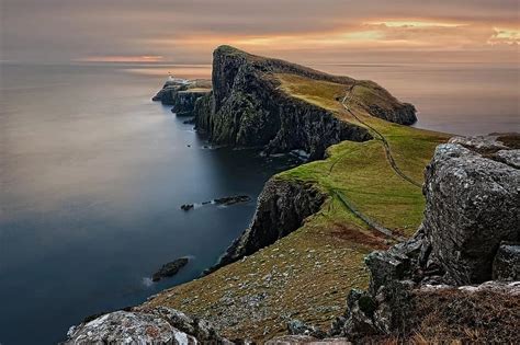 Scotland United Kingdom England Isle Of Skye Neist Point Sea