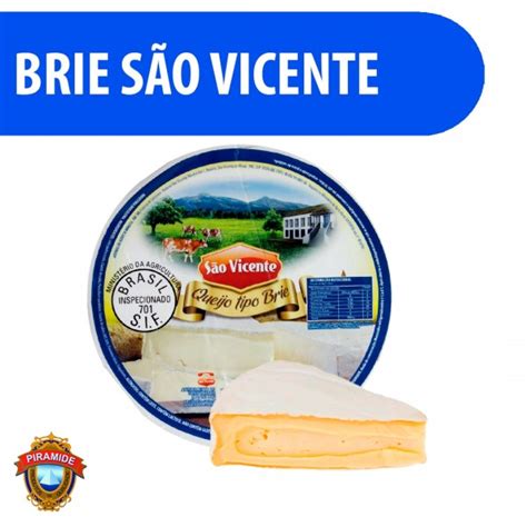 Na Laticinios Piramide tem Queijo Brie São Vicente 100 Puro 500g