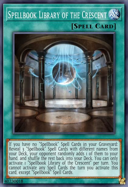 Yu Gi Oh Wiki Spellbook Library Of The Crescent