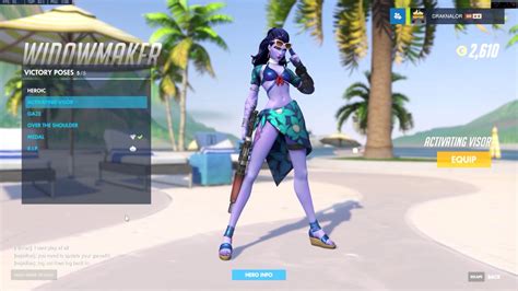 Côte Dazur Widowmaker Skin 「 Overwatch Summer Games 2017 Costume│overwatch 」 Youtube