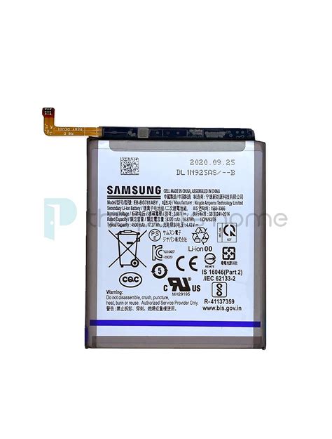 EB BG781ABY 4500mAh Battery Replacement For Samsung Galaxy S20 FE 4G