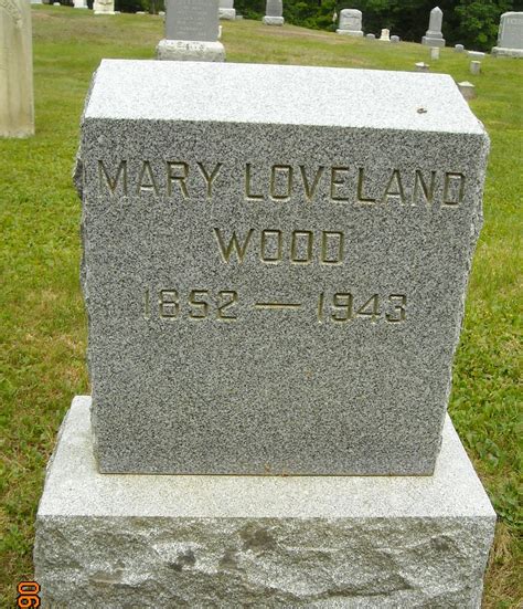 Mary Loveland Hutchinson Wood 1852 1943 Find A Grave Memorial