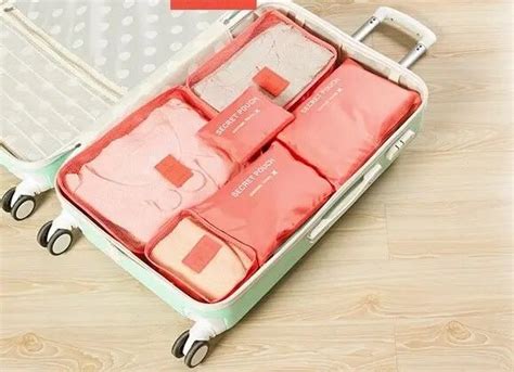 6PCS Travel Luggage Organizer Set Backpack Storage Pouches Suitcase Packing Bags Travel Storage ...