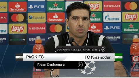 Press Conference Paok Fc Paok Tv Youtube