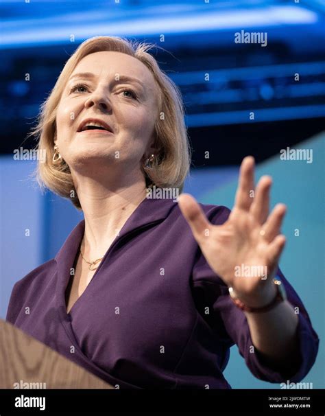 Liz Truss M P At The Queen Elizabeth Ii Centre In London After It Was