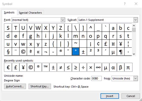 How to Insert the Degree Symbol in Microsoft Word - Make Tech Easier