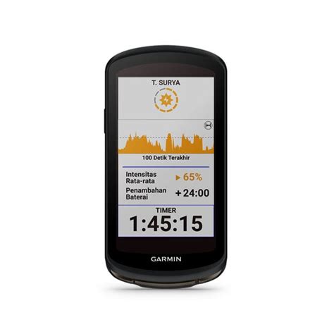 Edge 1040 Solar Komputer GPS Sepeda Tenaga Surya Olahraga